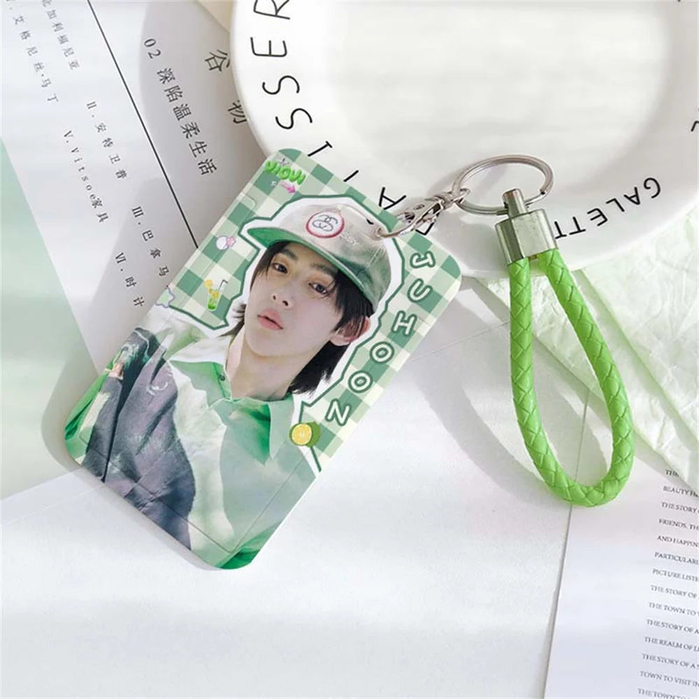CORTIS Cards Holder Keychain Martin James Juhoon Seonghyeon Keonho PVC Card Sleeve Keyring Pendant Fans Gift Bag Accessories otakupop.store