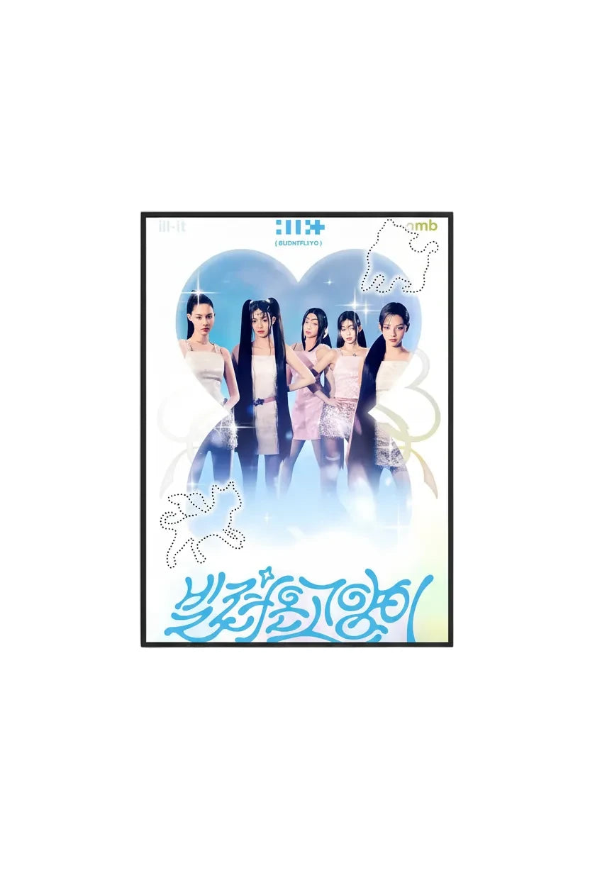 Poster ILLIT – K-pop Wall Art Premium 50x70 cm