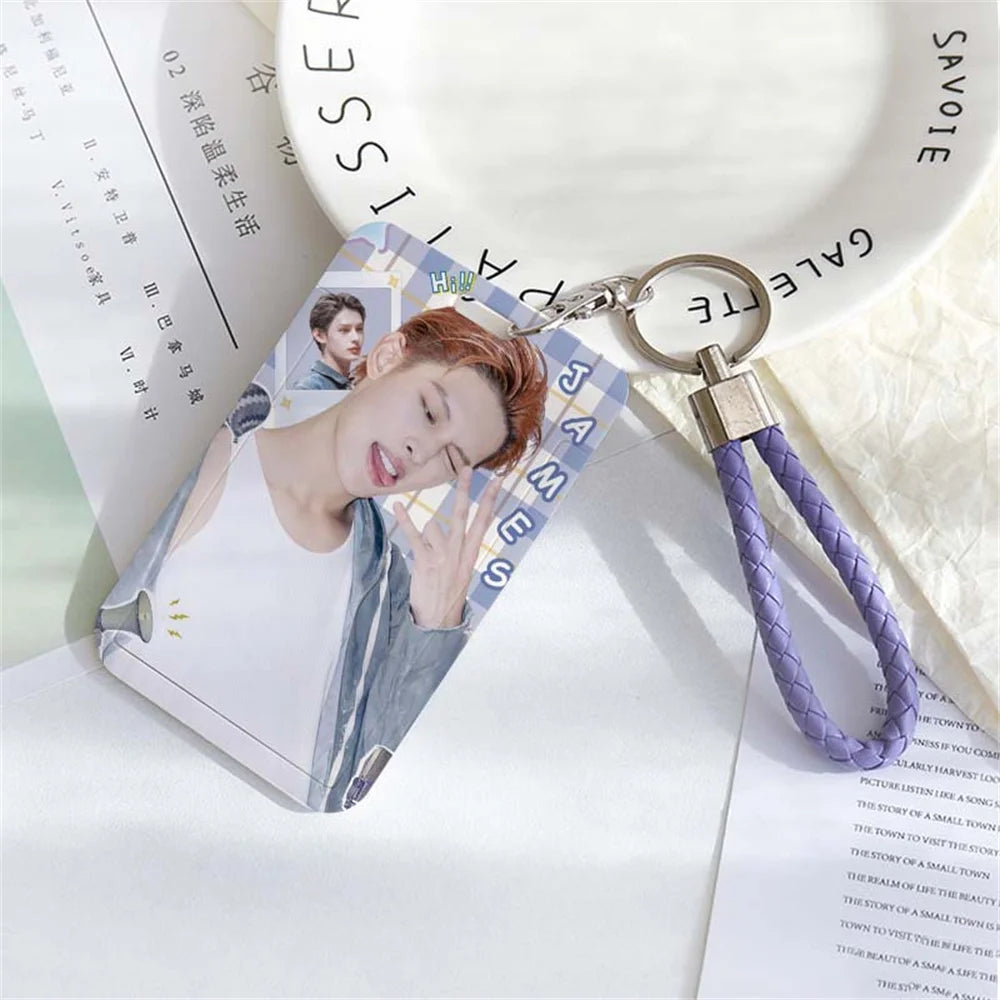CORTIS Cards Holder Keychain Martin James Juhoon Seonghyeon Keonho PVC Card Sleeve Keyring Pendant Fans Gift Bag Accessories otakupop.store