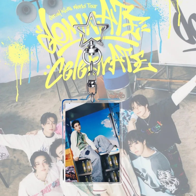 K-POP Stray Kids  Acrylic Keychain SKZOO Huang Xuanchen's New AlbumCelebrate KARMA Accessories  Keychain Accessories Gifts otakupop.store