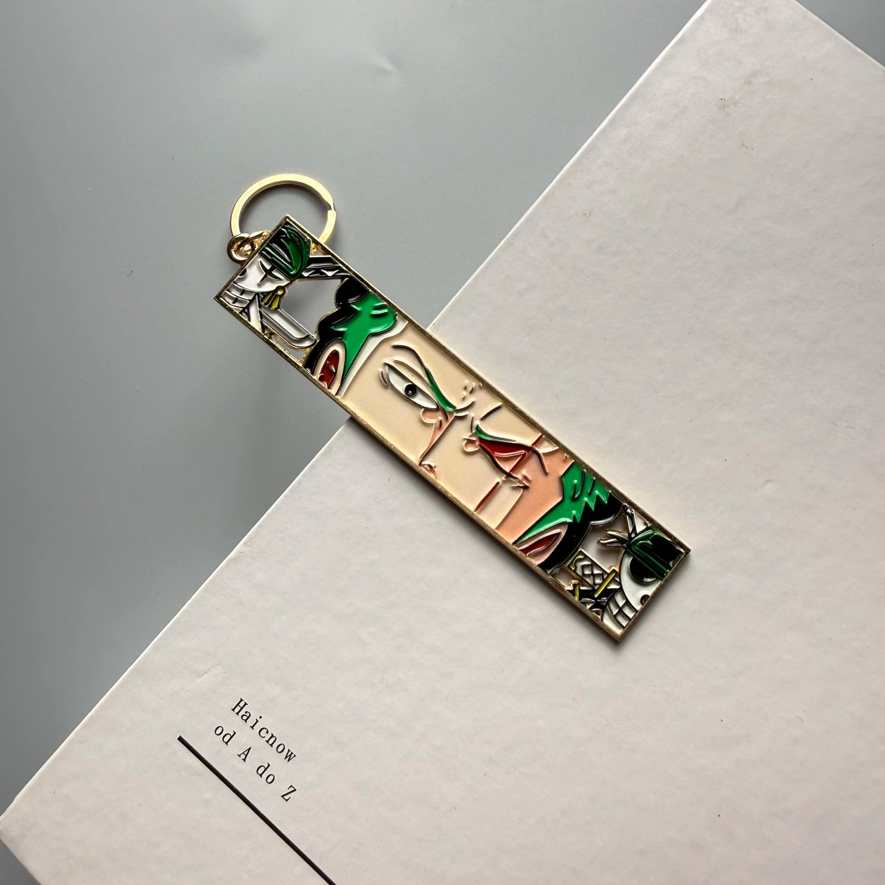 Anime Metal Hollow Out Keychains Bookmark Cute Jet Manga Fashion Bag Key Tag Jewelry Accessory Key Ring Holder Gift Anime otakupop.store