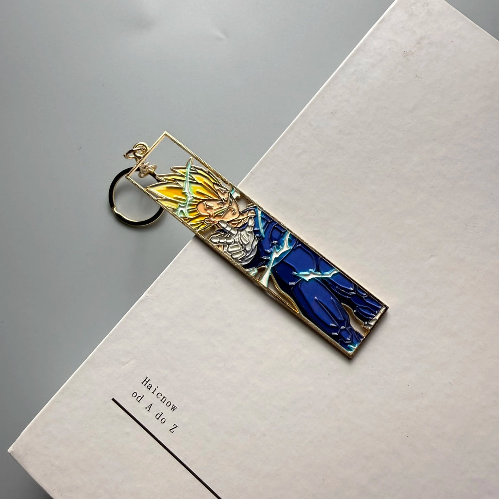 Anime Metal Hollow Out Keychains Bookmark Cute Jet Manga Fashion Bag Key Tag Jewelry Accessory Key Ring Holder Gift Anime otakupop.store