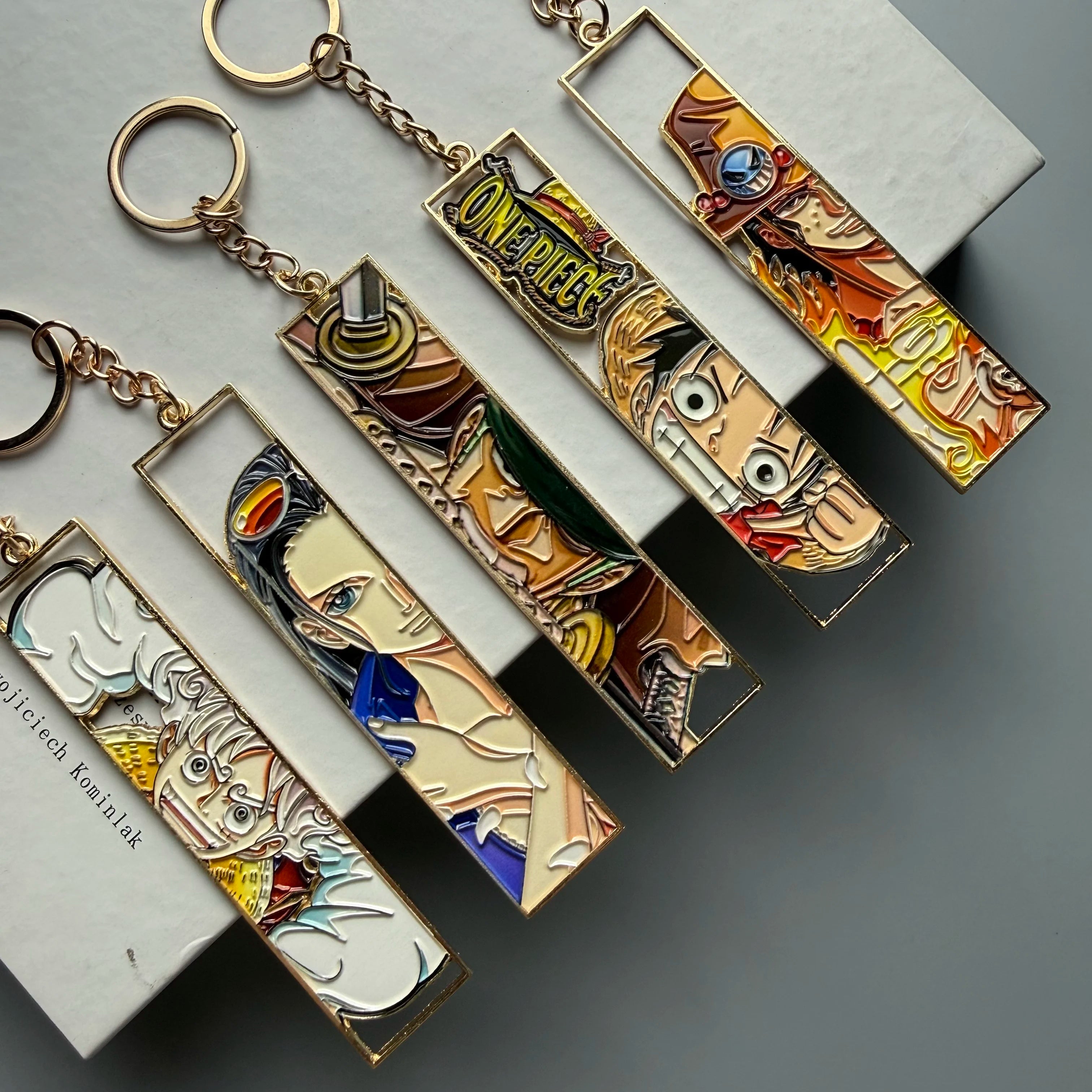 Anime Metal Hollow Out Keychains Bookmark Cute Jet Manga Fashion Bag Key Tag Jewelry Accessory Key Ring Holder Gift Anime otakupop.store