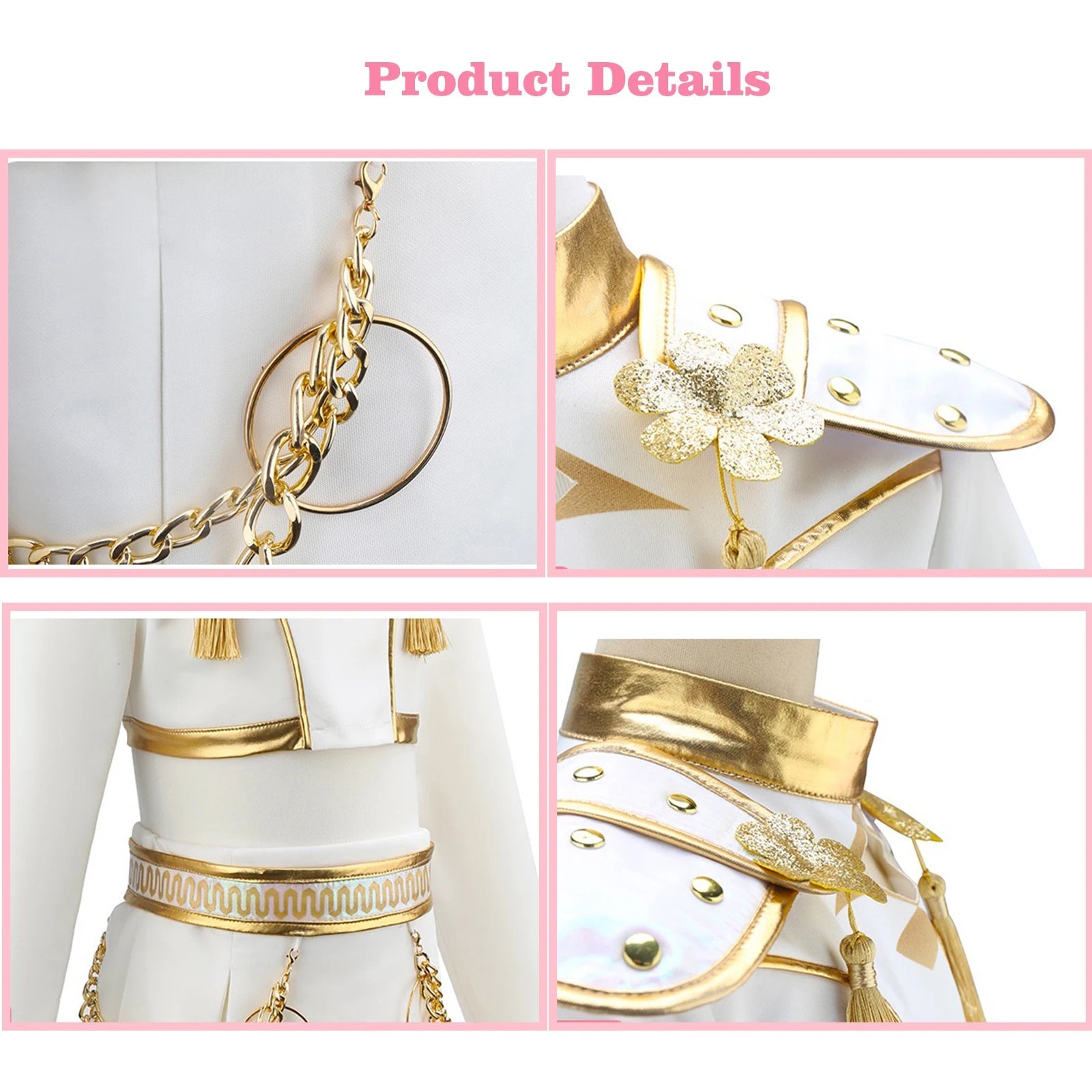 K-pop Cosplay Costumes Rumi Kpop Singer Dress Up for Kids KPop Party otakupop.store