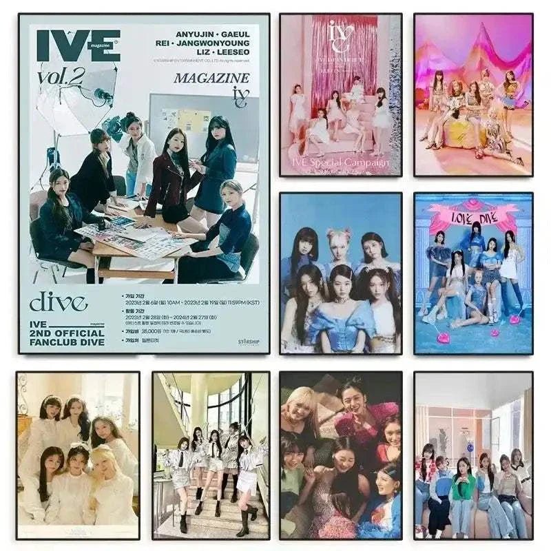 Poster Canvas K-pop IVE – Album I've IVE | Déco Murale Idol | 5 Formats - otakupop.store