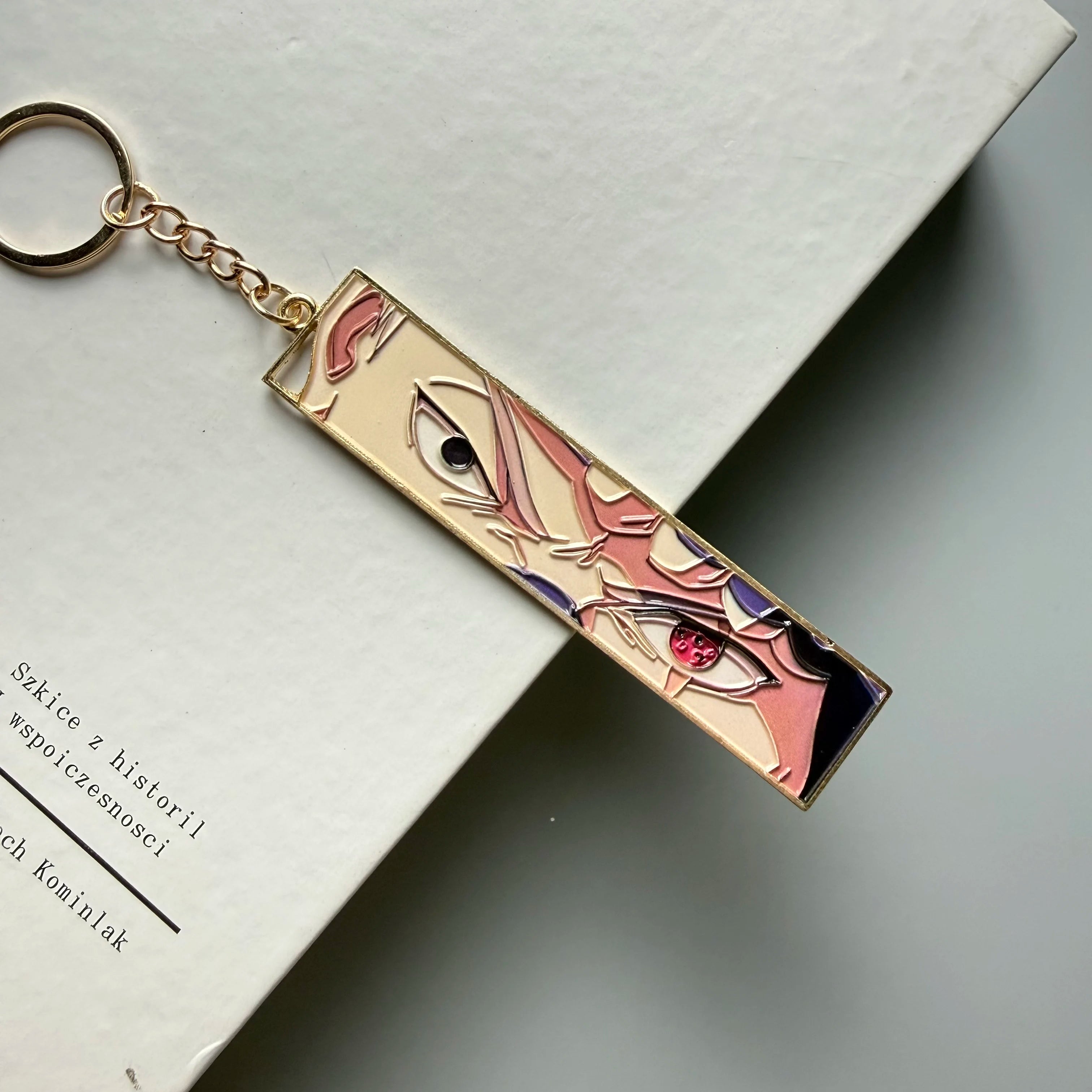 Anime Metal Hollow Out Keychains Bookmark Cute Jet Manga Fashion Bag Key Tag Jewelry Accessory Key Ring Holder Gift Anime otakupop.store