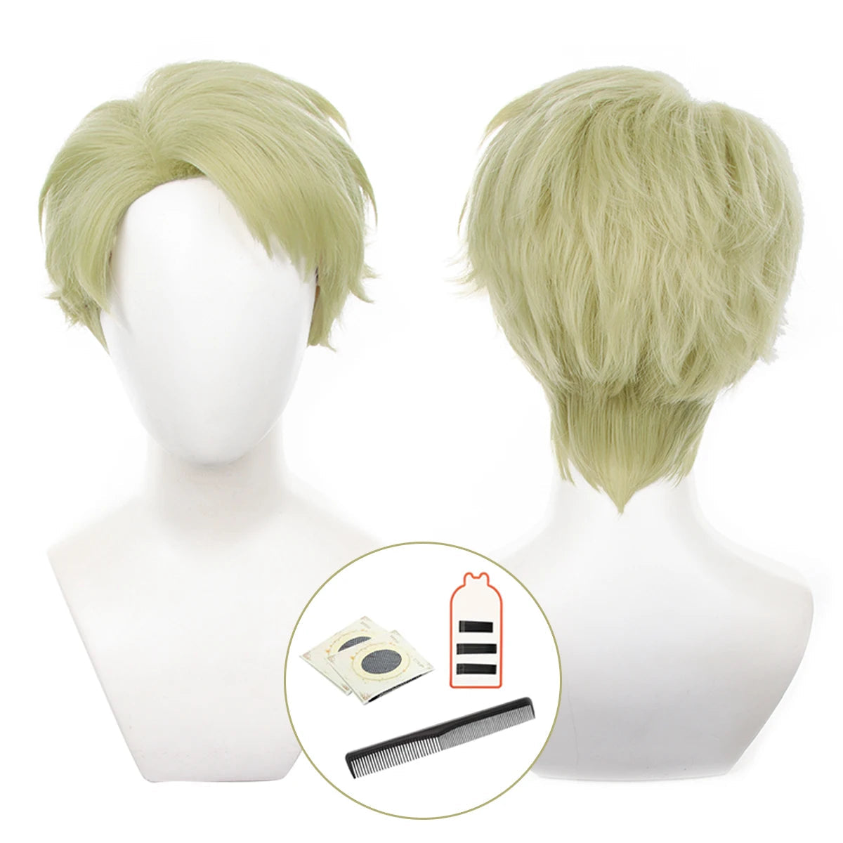 HOLOUN Jujutsu JJK Manga Anime Nanami Kento Cosplay Costume Wig Suit Vest Pants Uniform Rose Net Synthetic Halloween Christmas otakupop.store