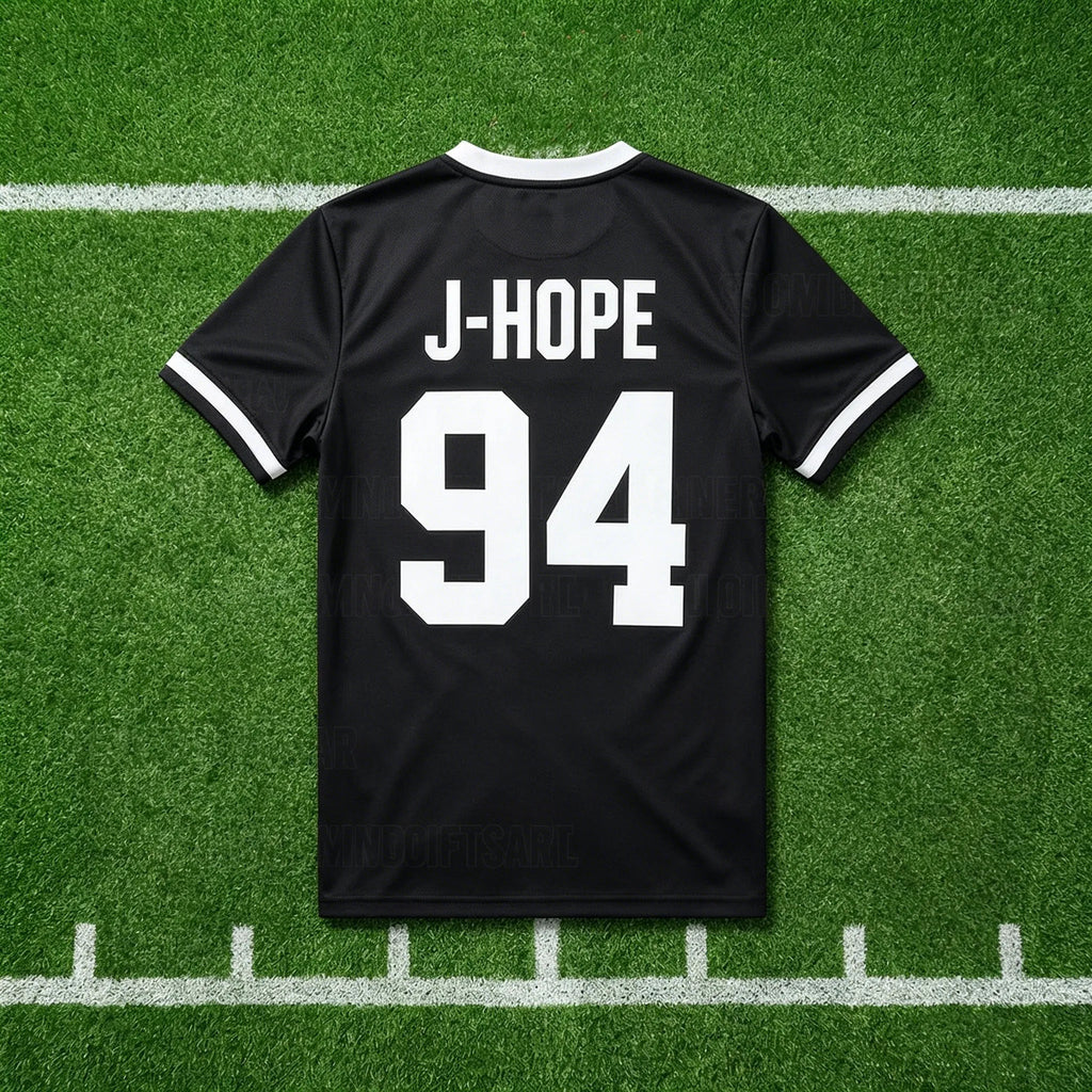 2026 Kpop Group Member Number Print Football Jersey T-shirt Casual Short Sleeve Sports Tee For Fans Summer Streetwear Tops otakupop.store