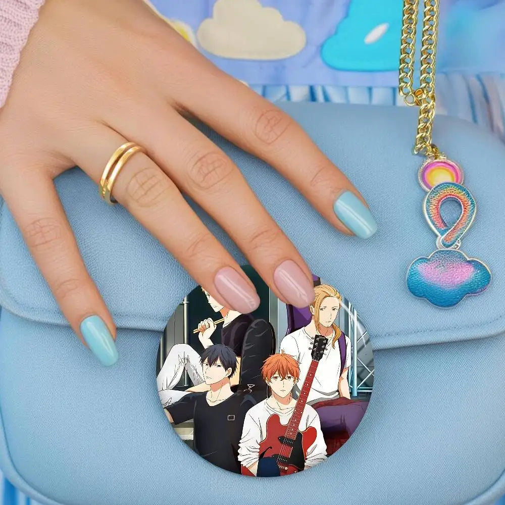 Given Manga Vai Receber Anime Creative Pins Funny Round Snap-in Brooch Badge Backpack Hat Accessories Jewelry Gifts For Friend otakupop.store