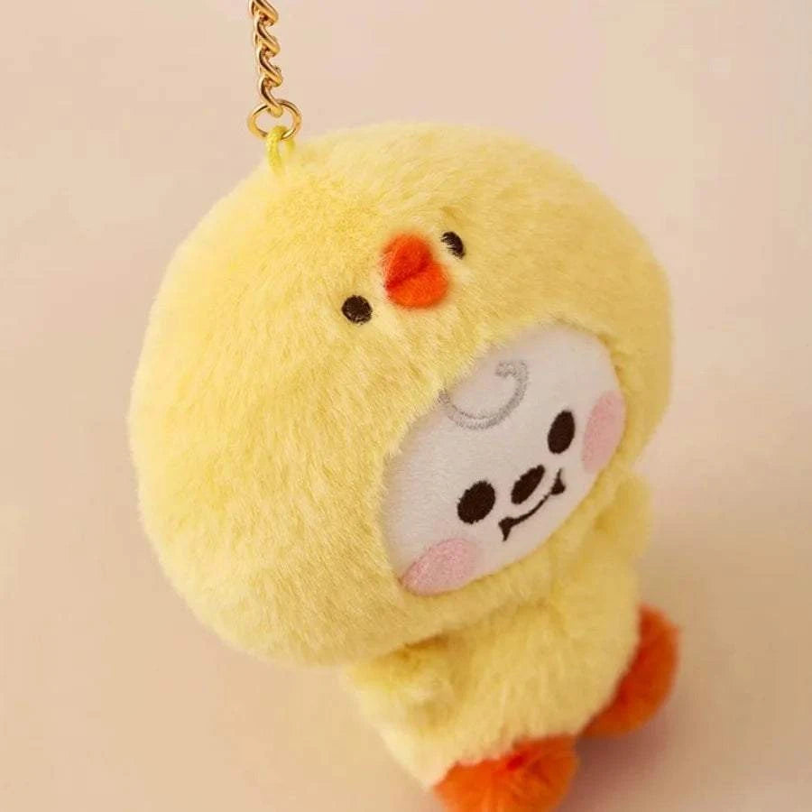 Porte-clés peluche BT-21 KPOP personnage de la série Zoo suspendu sac cadeau fan ARMY
