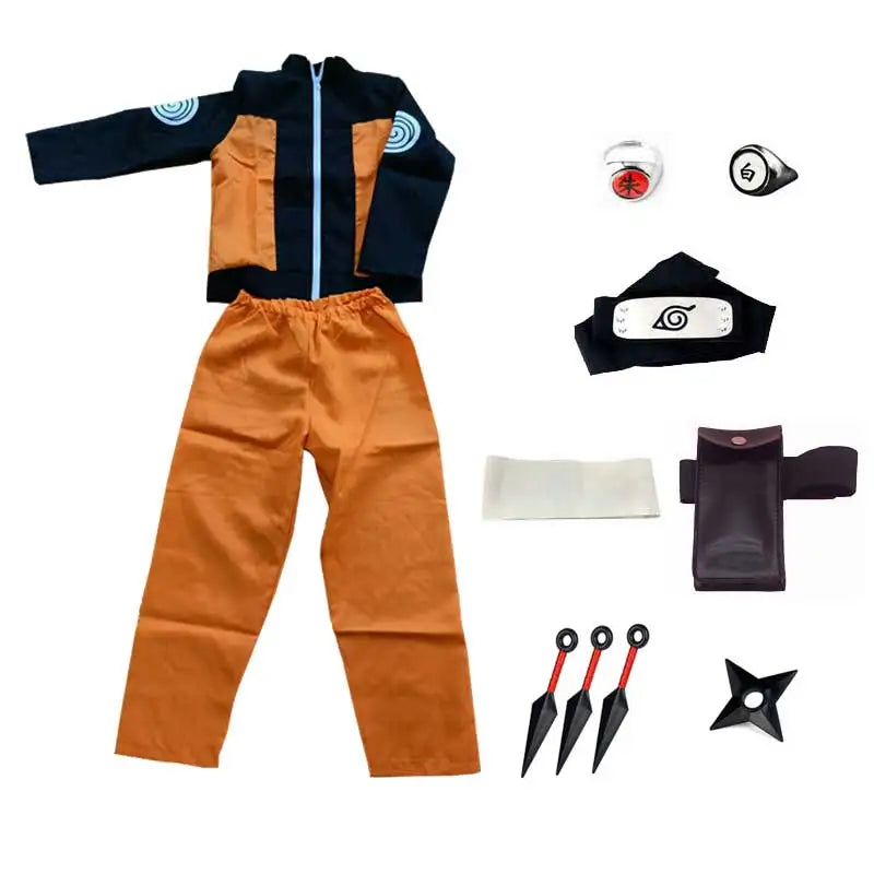 Adult Kids Uzumaki Jacket Pants Cosplay Wind Caller Costume Cosplay Anime Secondary Roleplay Costume otakupop.store