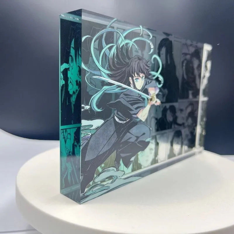 New Demon Slayer Creative High-value Bar Chi Tokitou Muichirou Acrylic Brick Computer Desktop Ornaments Anime Peripheral Gifts otakupop.store