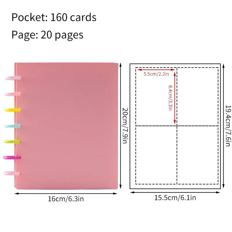 3inch Photocard Binder INS Photo Album K-pop Idol Collection Book 160 Pockets Photocard Album Collect Book Card Picture Albums otakupop.store