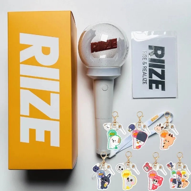 Kpop RIIZEed Lightstick Support Concert Glow Light Stick With Acrylic Keychains Decorations Party Flash Lamp For Fans Gift otakupop.store