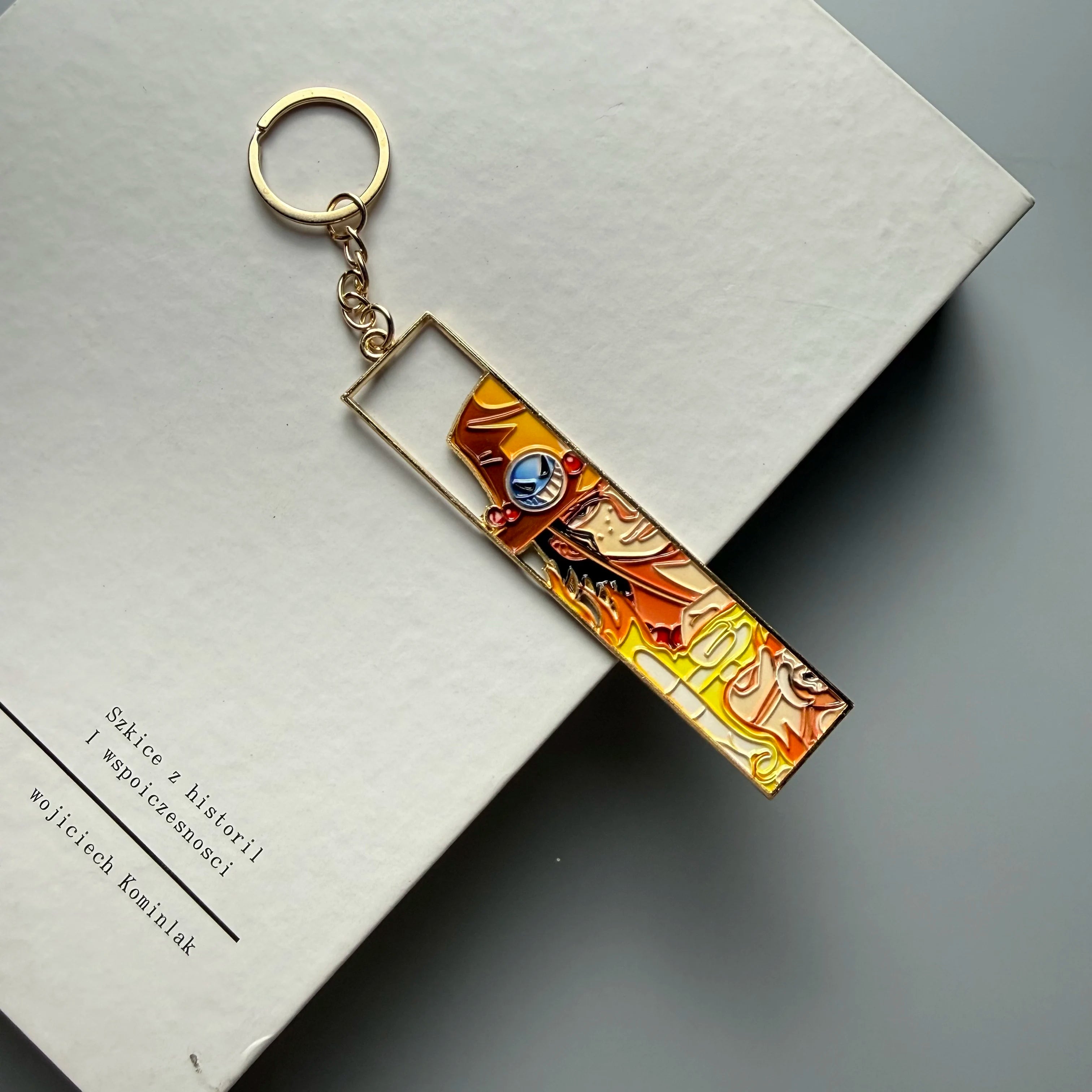Anime Metal Hollow Out Keychains Bookmark Cute Jet Manga Fashion Bag Key Tag Jewelry Accessory Key Ring Holder Gift Anime otakupop.store