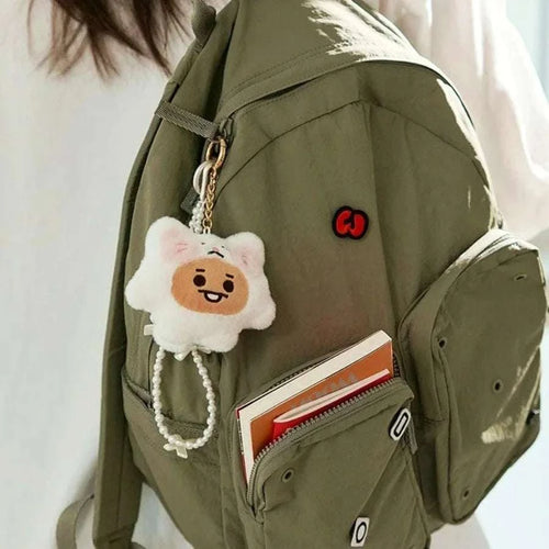 Porte-clés peluche BT-21 KPOP série Zoo suspendu pour sac cadeau fan ARMY