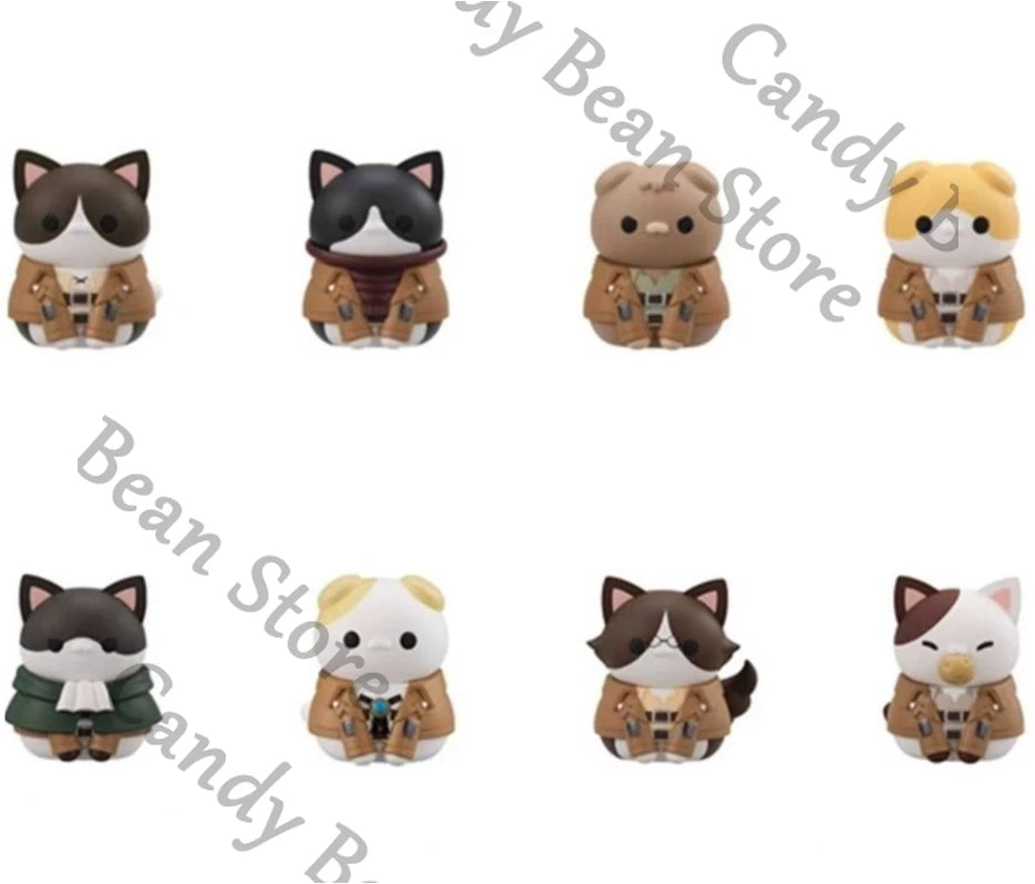 Anime Genuine Attack on Titan Mikasa·Ackerman Sasha Braus Jean Kirstein Cosplay Cat Garage Kits Cartoon Figurine Model Gift otakupop.store