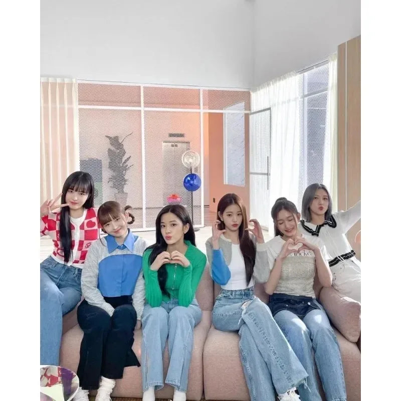 Kpop IVE Poster Wall Art Studio Album I’ve IVE Korean Fashion Cute Group Idol Picture Canvas Painting Room Home Decor Fans Gift otakupop.store