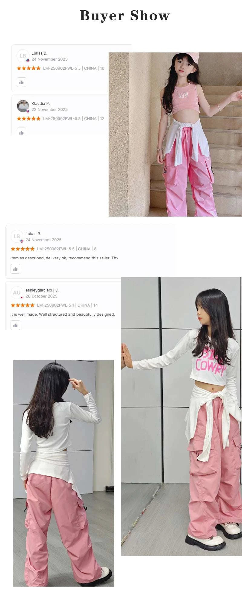 Jazz Dance Clothes For Girls Kpop Outfit Hip Hop Performance Wear Pink Shuffle Pants Kid Street Dance Show Fashion Suit New otakupop.store