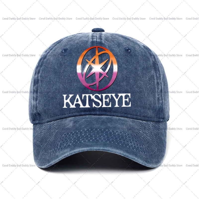 K-pop Idol K-katseye Print Baseball Caps for Girls Harajuku Hats Washed Retro Hats Men Women Vintage Spring Autumn Headgear otakupop.store