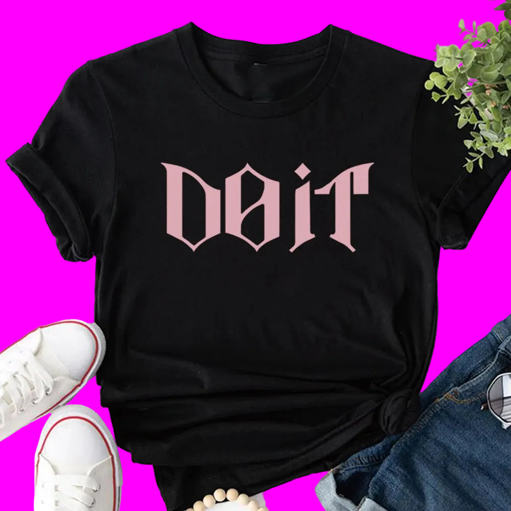 2026 Kpop T-shirt SKZ It Tape Do It Shirt DO IT Tshirt K-pop Shirts Harajuku Tops Streetwear Unisex Short Sleeves Casual Tops otakupop.store