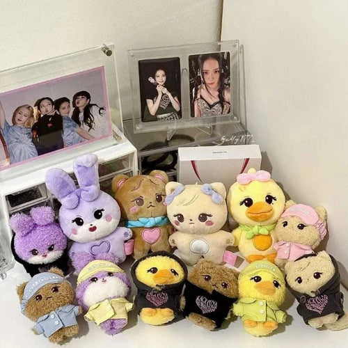 Ensemble de 4 peluches K-pop 20cm JISOO JENNIE ROSE LISA en coton doux pour fans