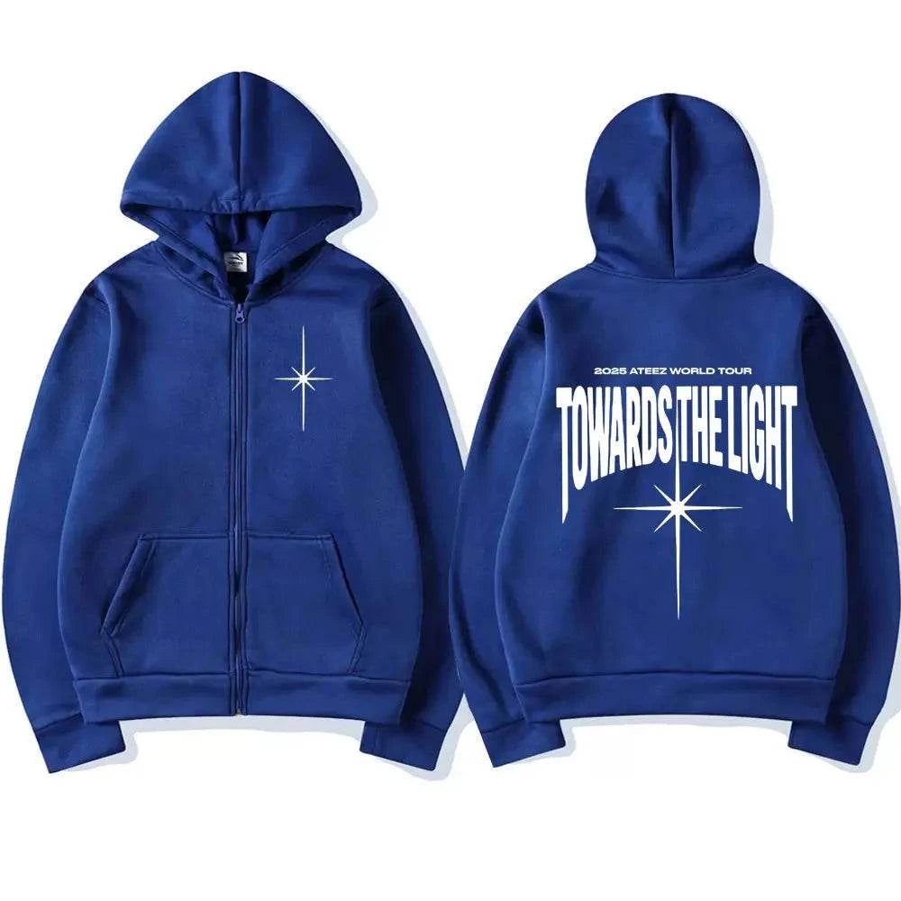 Hoodie Zip ATEEZ – World Tour "Towards The Light" 2025