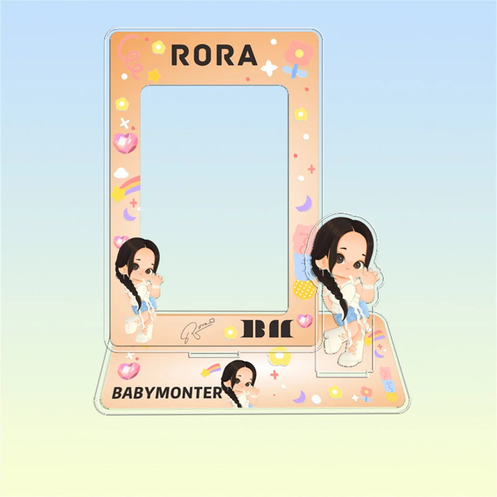Hot Sale Babymonster ATEEZ CORTIS BINI ZB1 Card Holder Stand Figure TWS KATSEYE NMIXX Cards Sleeve Stand Board Fans Gift Decor otakupop.store
