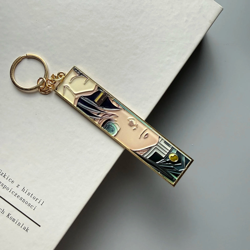 Anime Metal Hollow Out Keychains Bookmark Cute Jet Manga Fashion Bag Key Tag Jewelry Accessory Key Ring Holder Gift Anime otakupop.store