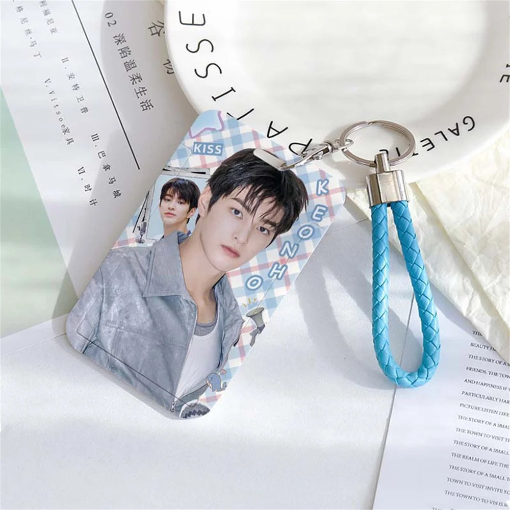 CORTIS Cards Holder Keychain Martin James Juhoon Seonghyeon Keonho PVC Card Sleeve Keyring Pendant Fans Gift Bag Accessories otakupop.store
