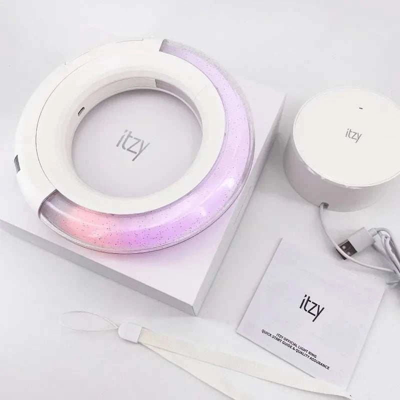 Fashion Kpop Itzys Lightstick Round Hand Lamp Concert Lamp Hiphop Party Flash Fluorescent Light Stick Fans Collection Toys Gifts otakupop.store