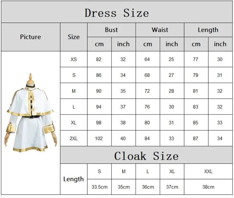 Sousou No Frieren Cosplay Costume Wig Shoes Anime Figures Magician Dress Elf Ear Halloween Party Charistmas for Women otakupop.store
