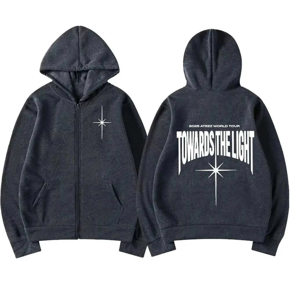 Hoodie Zip ATEEZ – World Tour "Towards The Light" 2025