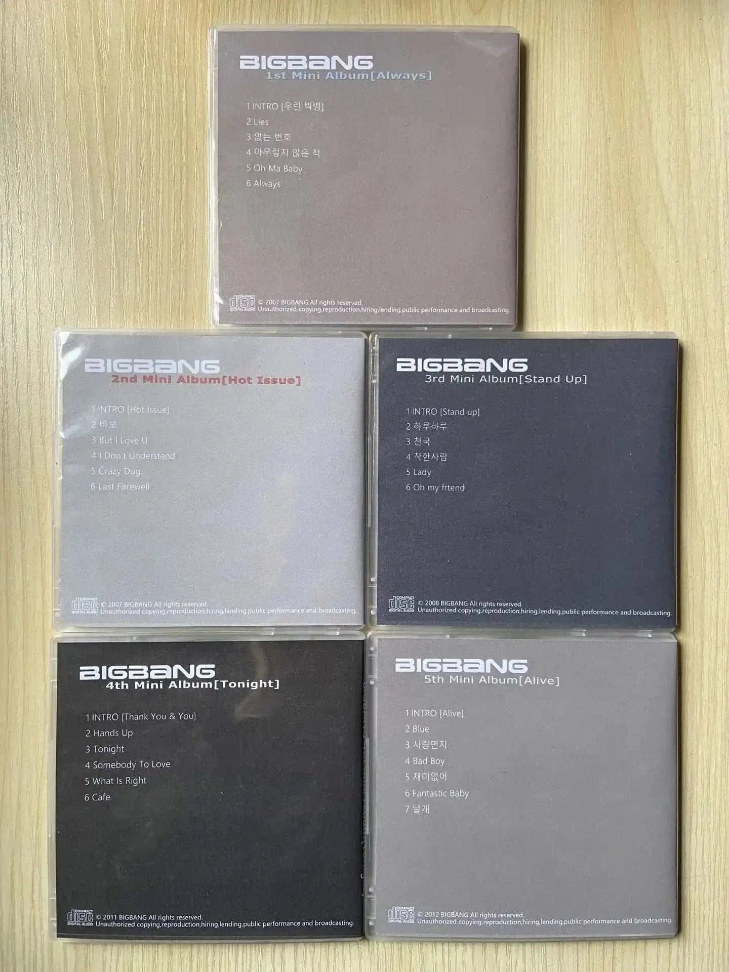 CD K-pop BIGBANG & G-Dragon – Collection Music Record | Always / Hot Issue / Stand Up - otakupop.store