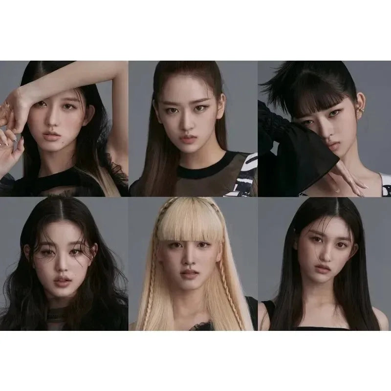 Kpop IVE Poster Wall Art Studio Album I’ve IVE Korean Fashion Cute Group Idol Picture Canvas Painting Room Home Decor Fans Gift otakupop.store