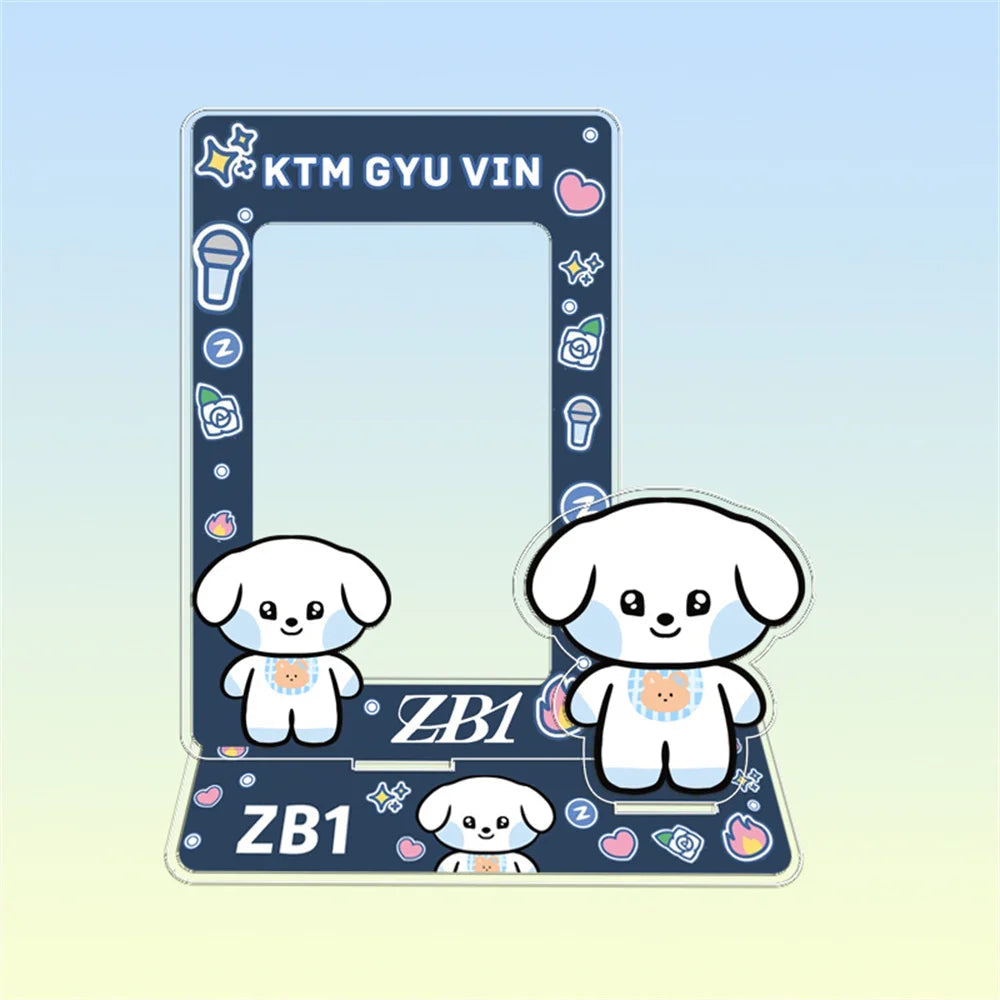 Hot Sale Babymonster ATEEZ CORTIS BINI ZB1 Card Holder Stand Figure TWS KATSEYE NMIXX Cards Sleeve Stand Board Fans Gift Decor otakupop.store