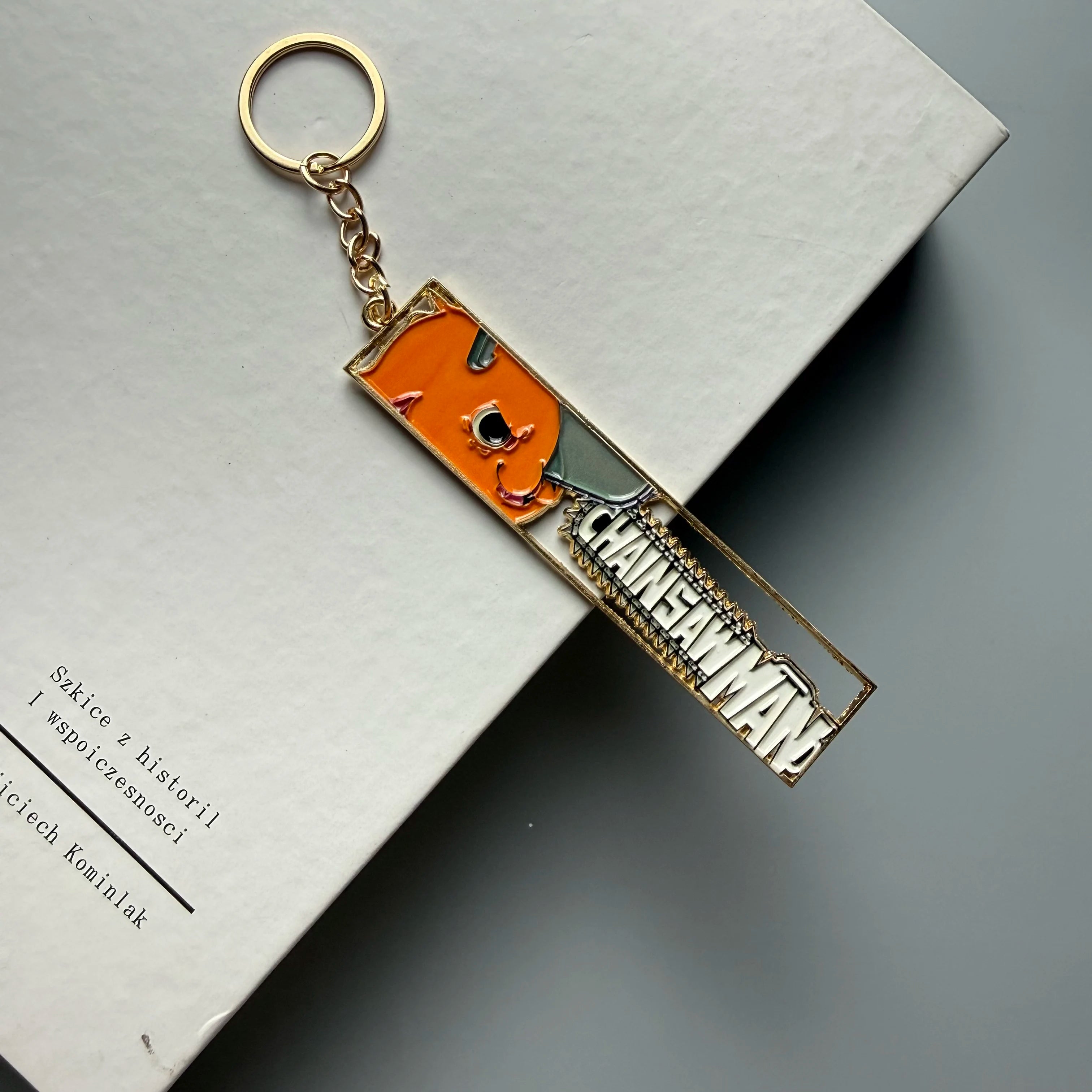 Anime Metal Hollow Out Keychains Bookmark Cute Jet Manga Fashion Bag Key Tag Jewelry Accessory Key Ring Holder Gift Anime otakupop.store