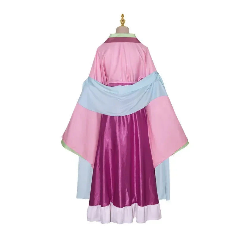 2026 New Maomao Cosplay Costume Wig Anime The Apothecary Diaries Pink Dress Halloween Party for Women otakupop.store