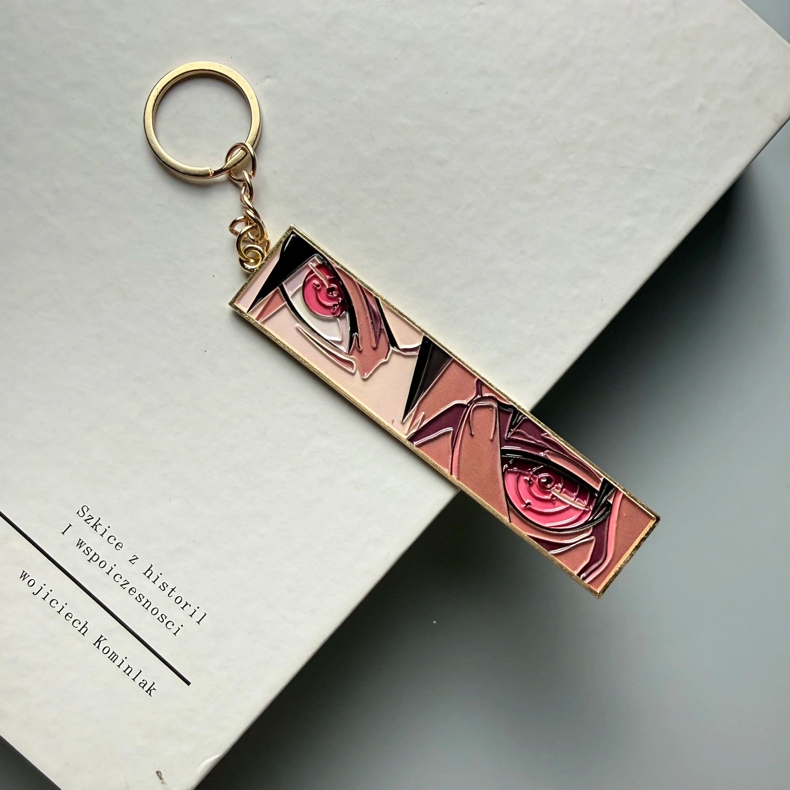Anime Metal Hollow Out Keychains Bookmark Cute Jet Manga Fashion Bag Key Tag Jewelry Accessory Key Ring Holder Gift Anime otakupop.store