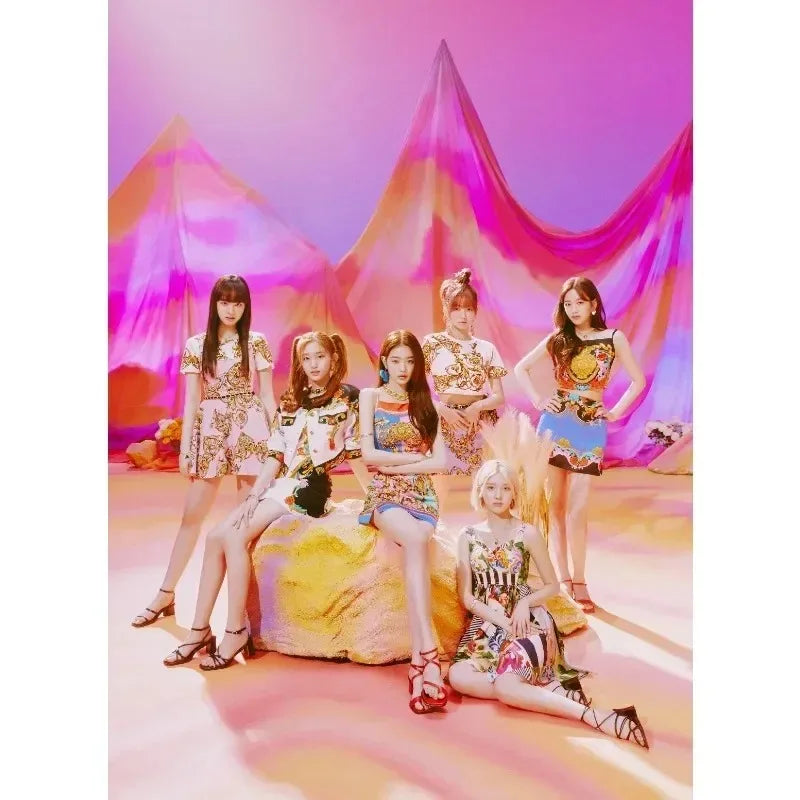 Kpop IVE Poster Wall Art Studio Album I’ve IVE Korean Fashion Cute Group Idol Picture Canvas Painting Room Home Decor Fans Gift otakupop.store
