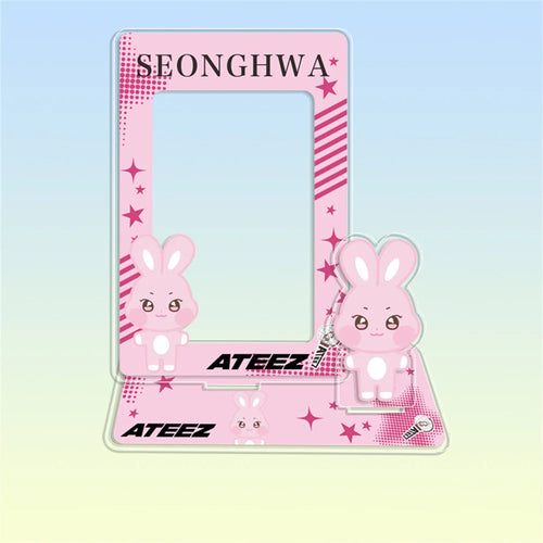 Hot Sale Babymonster ATEEZ CORTIS BINI ZB1 Card Holder Stand Figure TWS KATSEYE NMIXX Cards Sleeve Stand Board Fans Gift Decor otakupop.store