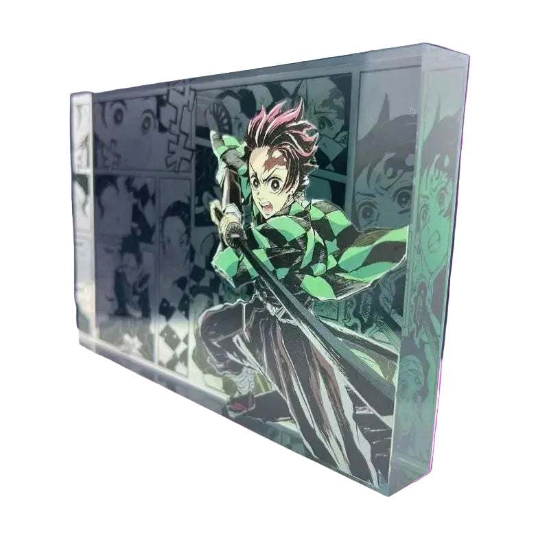 New Demon Slayer Creative High-value Bar Chi Tokitou Muichirou Acrylic Brick Computer Desktop Ornaments Anime Peripheral Gifts otakupop.store