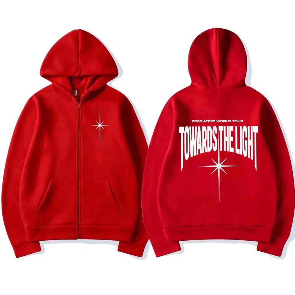 Hoodie Zip ATEEZ – World Tour "Towards The Light" 2025