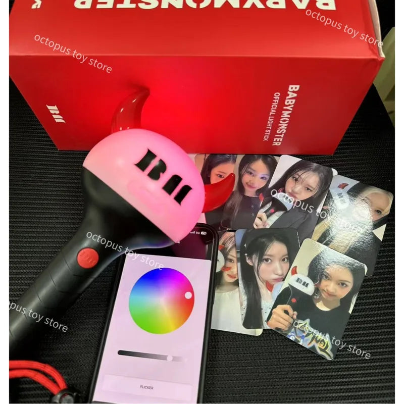 Kpop babymonstered Lightstick with Bluetooth Support Concert Glow Light Stick Decorations Party Flashing Lamp For Fans Gifts otakupop.store