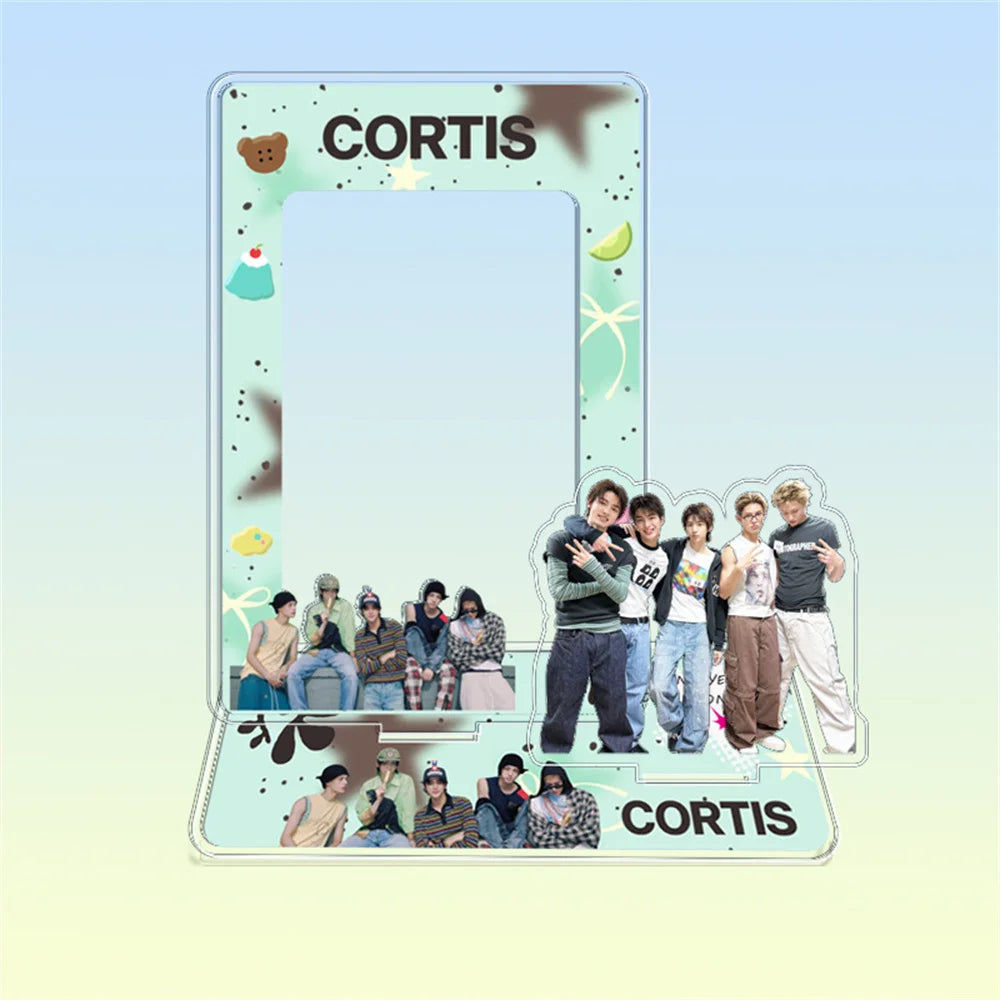 Hot Sale Babymonster ATEEZ CORTIS BINI ZB1 Card Holder Stand Figure TWS KATSEYE NMIXX Cards Sleeve Stand Board Fans Gift Decor otakupop.store