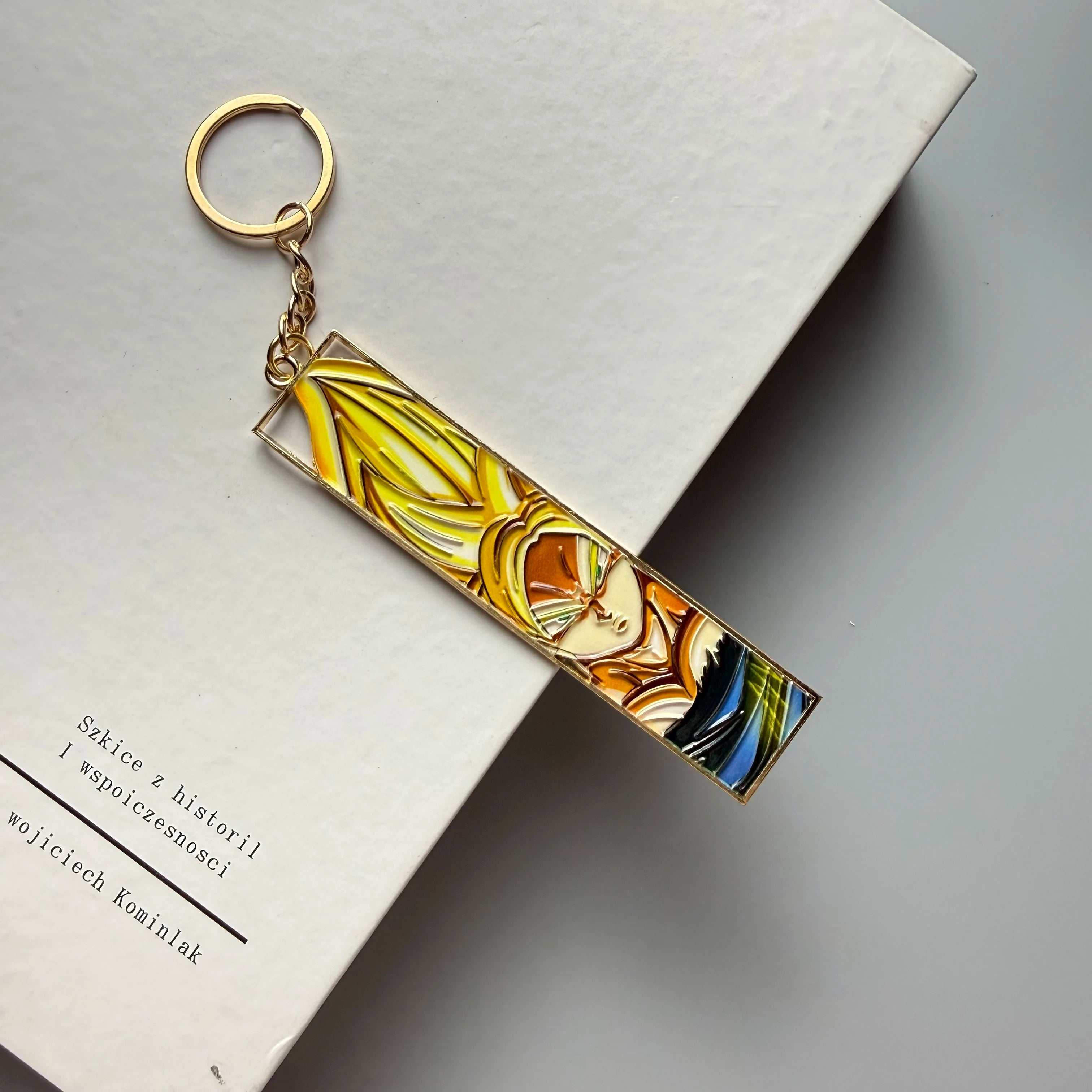 Anime Metal Hollow Out Keychains Bookmark Cute Jet Manga Fashion Bag Key Tag Jewelry Accessory Key Ring Holder Gift Anime otakupop.store