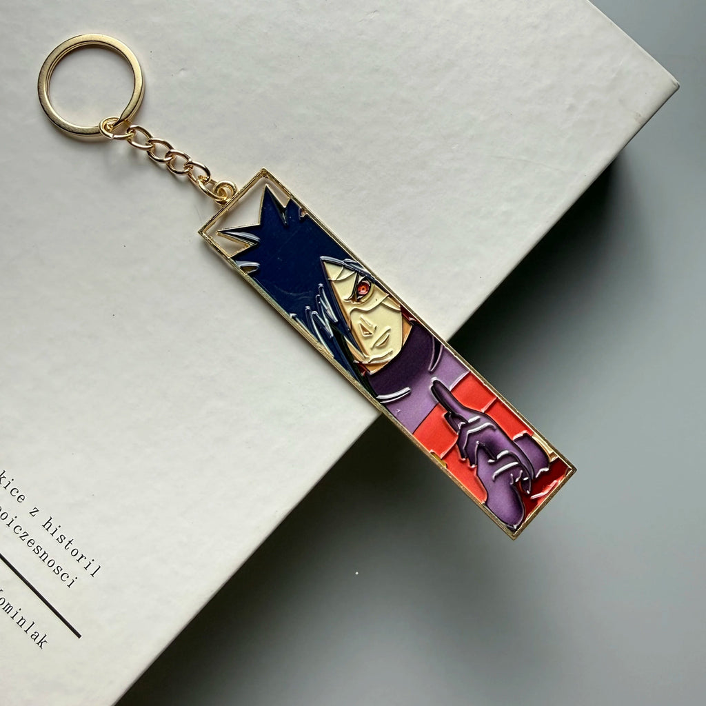 Anime Metal Hollow Out Keychains Bookmark Cute Jet Manga Fashion Bag Key Tag Jewelry Accessory Key Ring Holder Gift Anime otakupop.store