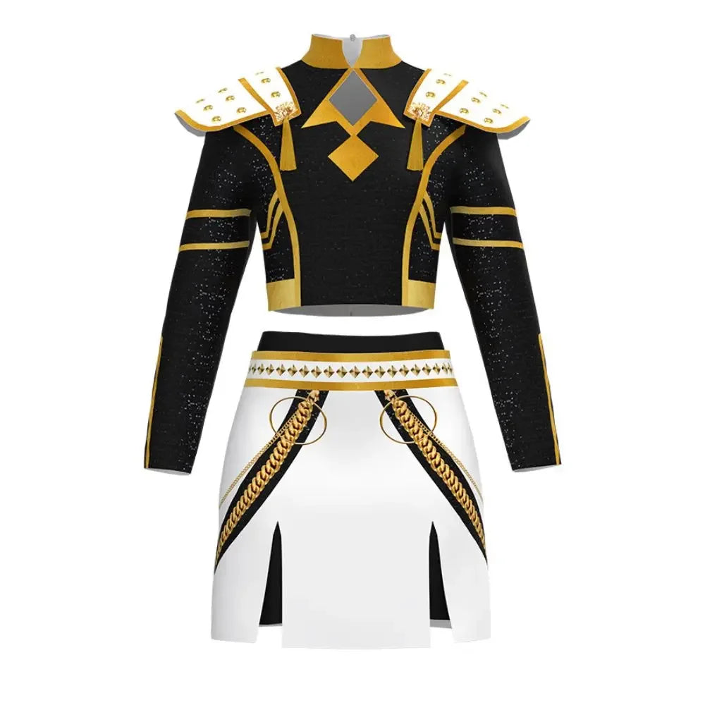 Kids Rumi Zoey Mira Demon Hunters Kpop Cosplay Costume for Child Girls Printed Clothing Roleplay Outfits Halloween Carnival Suit otakupop.store