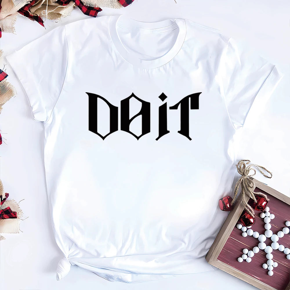 2026 Kpop T-shirt SKZ It Tape Do It Shirt DO IT Tshirt K-pop Shirts Harajuku Tops Streetwear Unisex Short Sleeves Casual Tops otakupop.store