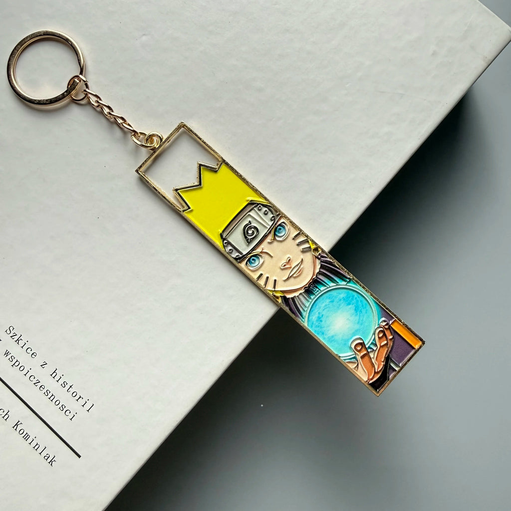 Anime Metal Hollow Out Keychains Bookmark Cute Jet Manga Fashion Bag Key Tag Jewelry Accessory Key Ring Holder Gift Anime otakupop.store
